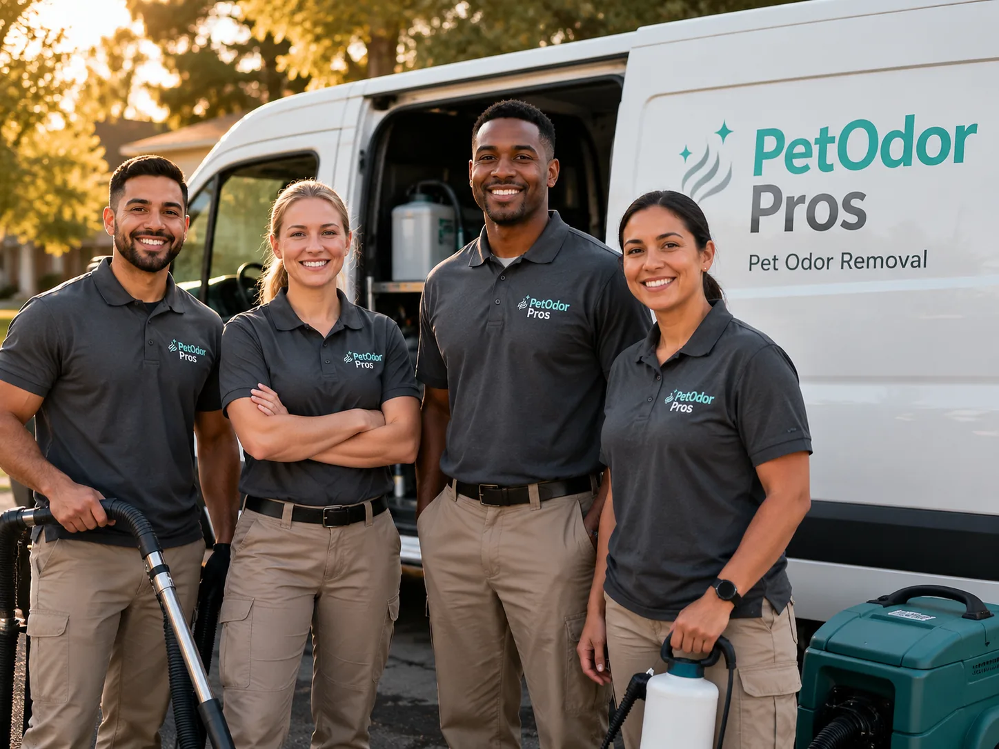 Pet Odor Removal team serving Helm, CA